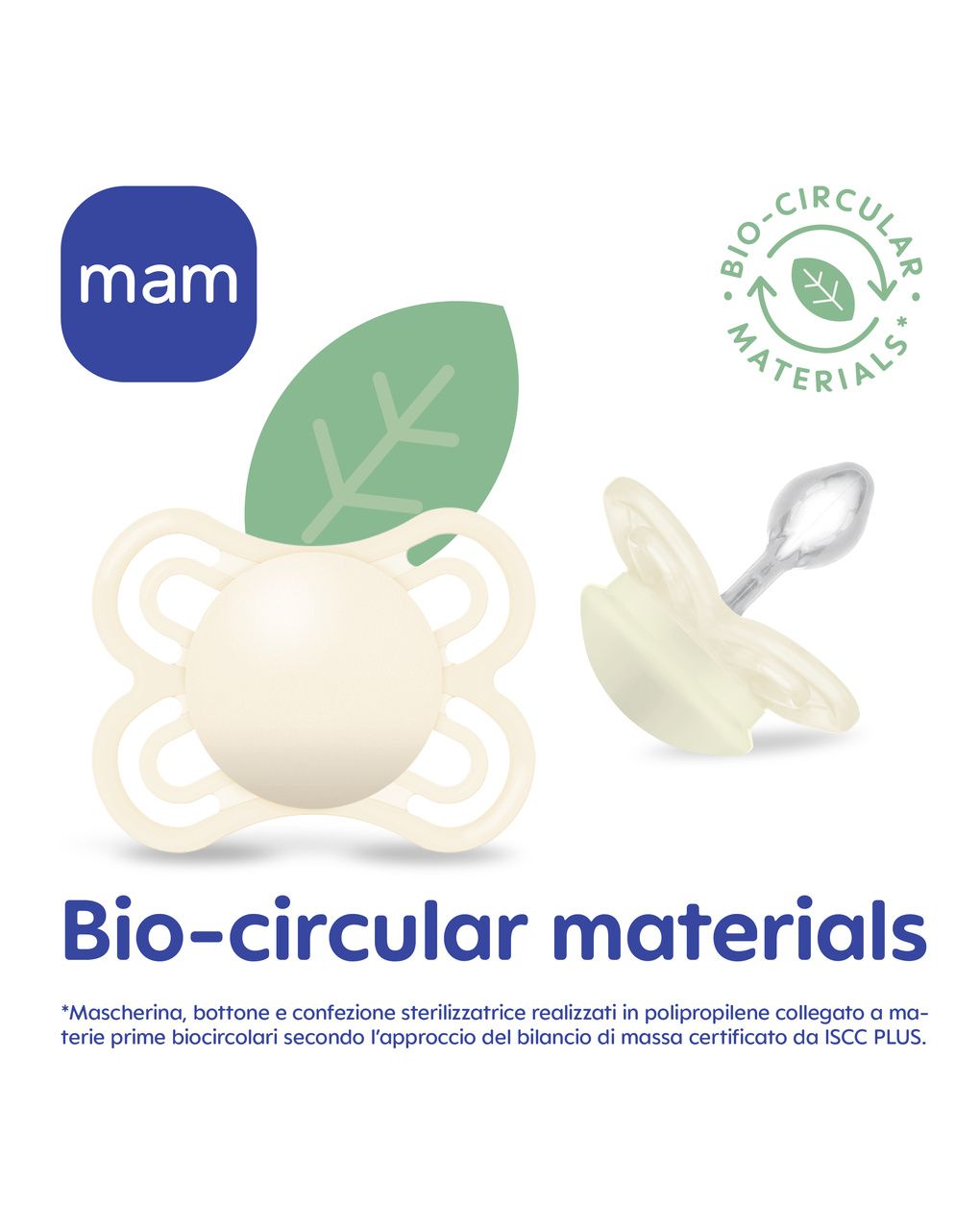 Succhietti perfect 2-6m silicone bio-circolare conf. singola giallo - mam