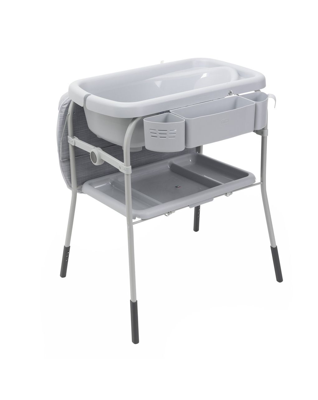 Fasciatoio per il bagnetto e cambio cuddle & bubble grey melange - chicco