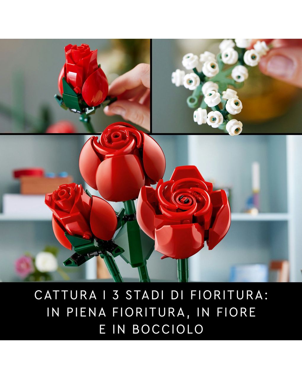 Bouquet di rose - 10328 - lego icons