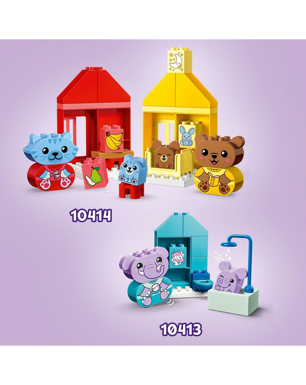 Attività quotidiane: mangiare e andare a letto - 10414 - lego duplo