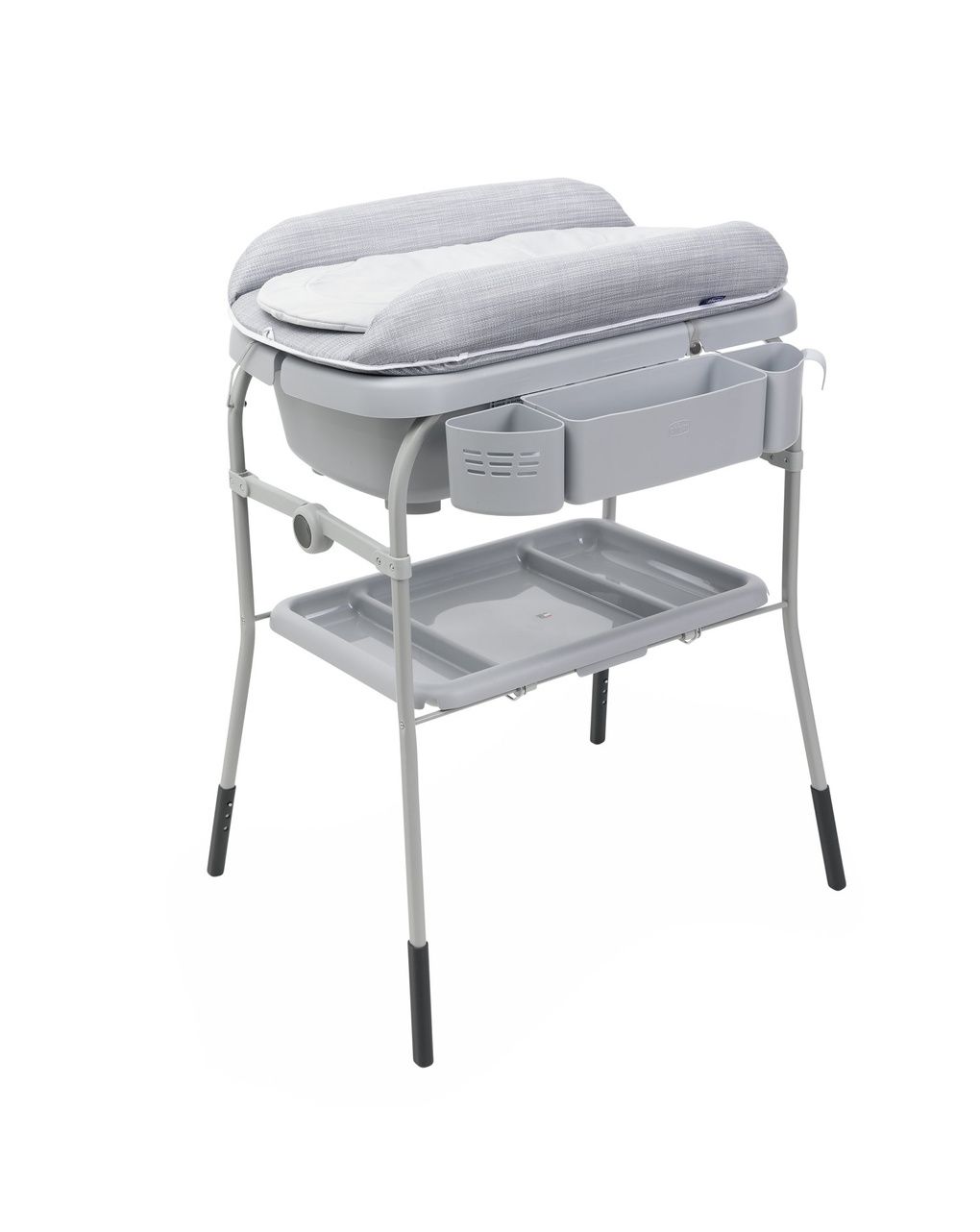 Fasciatoio per il bagnetto e cambio cuddle & bubble grey melange - chicco