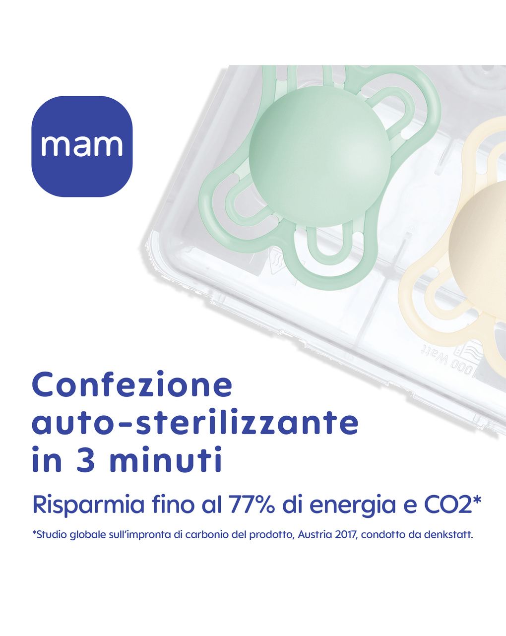 Succhietti perfect 2-6m silicone bio-circolare conf. singola beige - mam