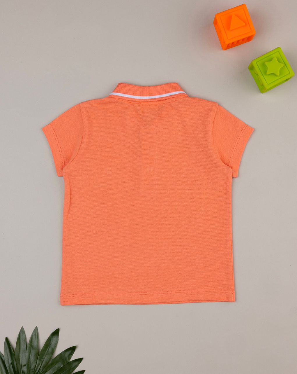 Polo bimbo arancione