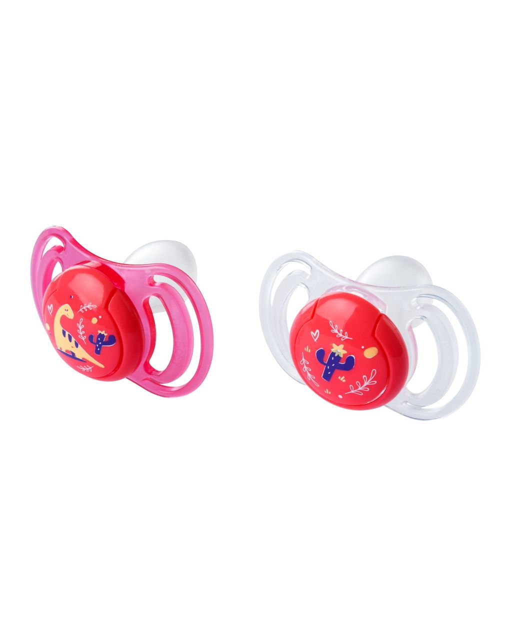 Succhietto anatomico silicone mini 0m+ rosa 2 pezzi - neobaby
