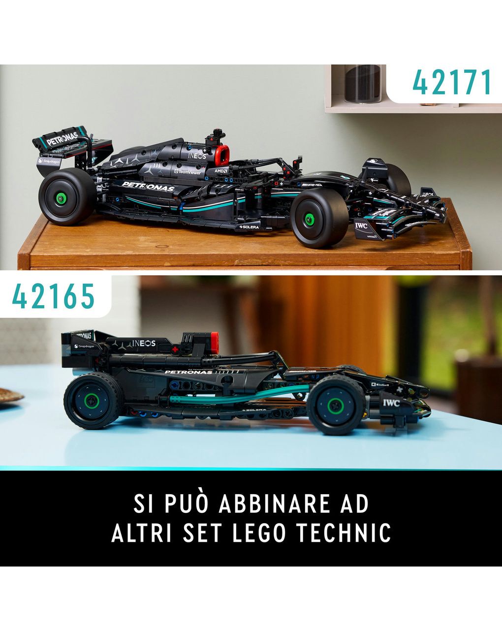 Mercedes-amg f1 w14 e performance pull-back - 42171 - lego technic
