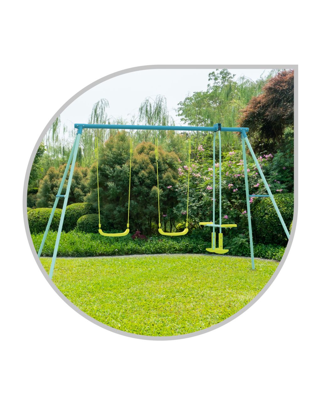 Altalena doppia con gondola - sun&sport