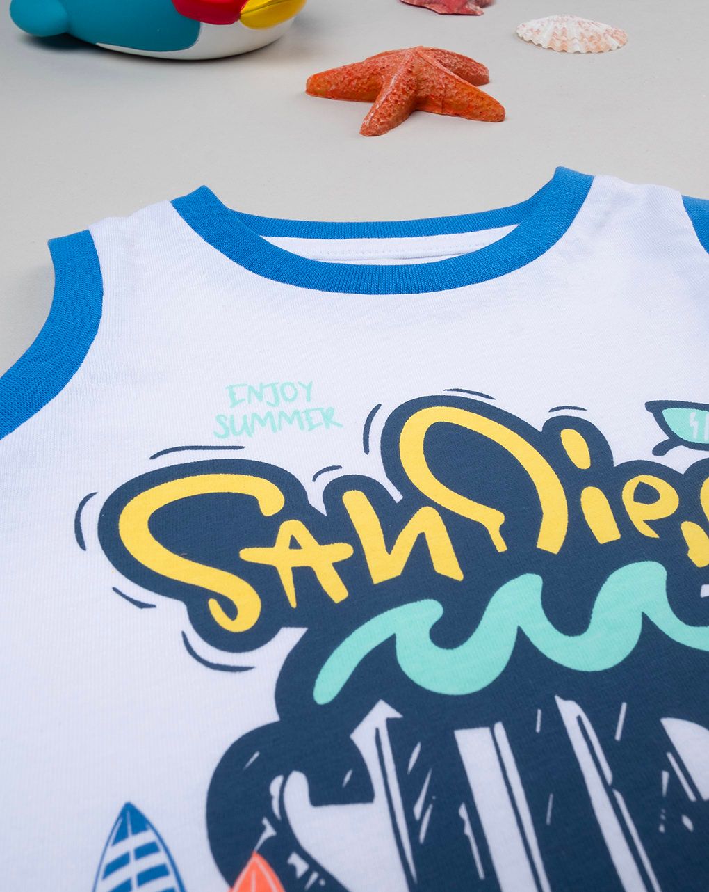 Canotta bimbo stampata