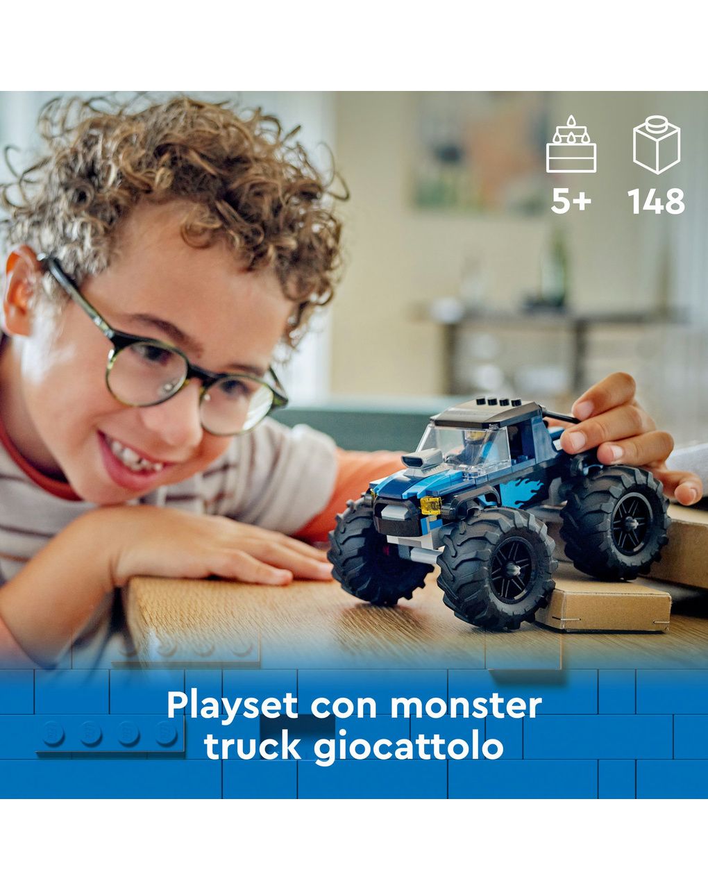 Monster truck blu - 60402 - lego city