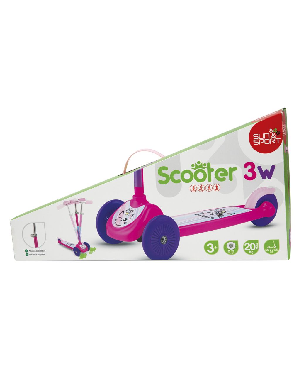 Monopattino 3 ruote - twist & roll - sun&sport