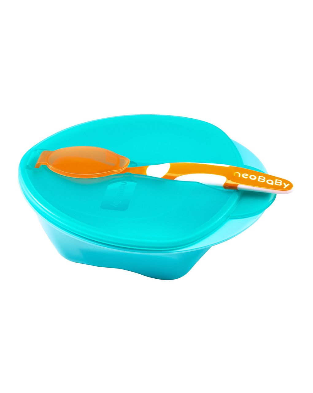 Set pappa con cucchiaio 6m+ - colori assortiti - neobaby