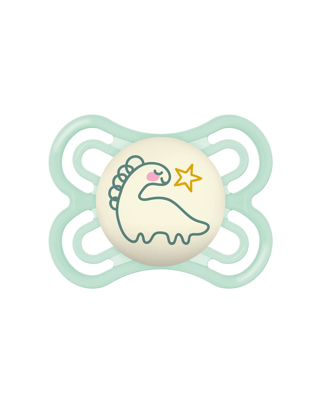 Succhietti perfect night 2-6m silicone bio-circolare conf. singola verde - mam