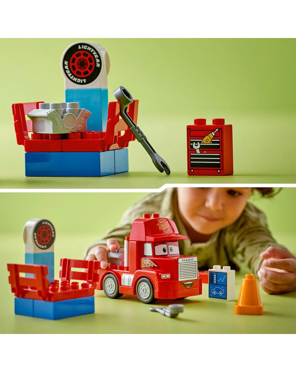 Mack al circuito disney e pixar - 10417 - lego duplo