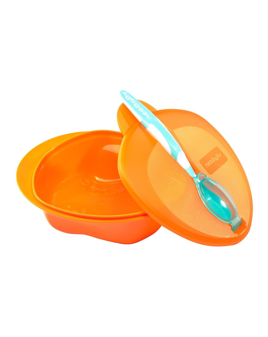 Set pappa con cucchiaio 6m+ - colori assortiti - neobaby
