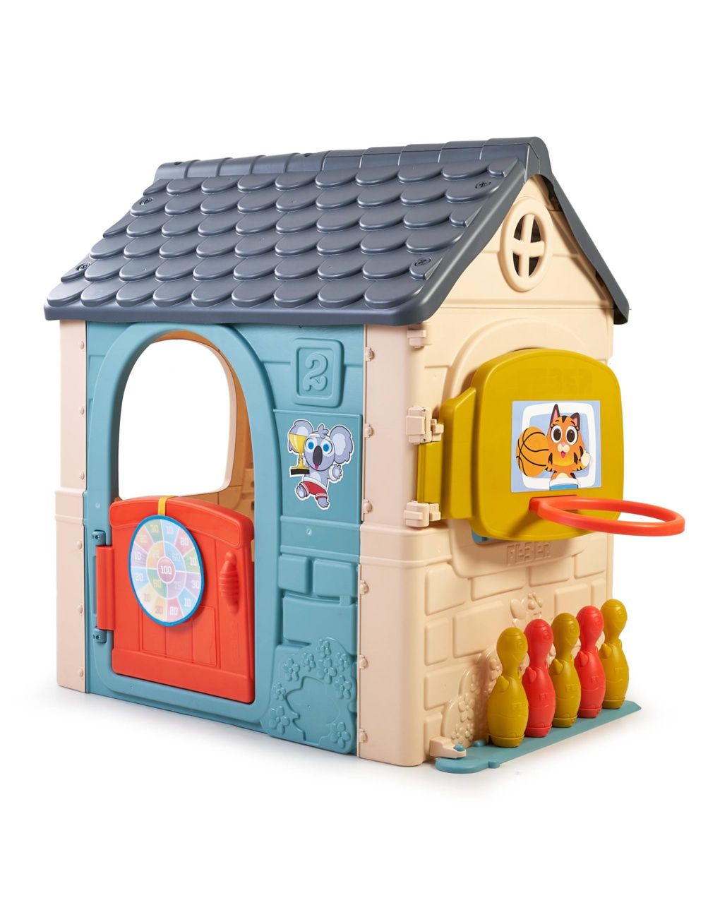 Casetta con 6 divertenti attività - feber