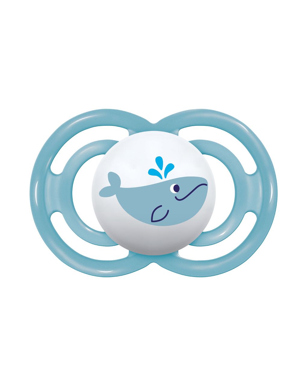 Succhietti perfect 16+m silicone bio-circolare conf. singola blu - mam