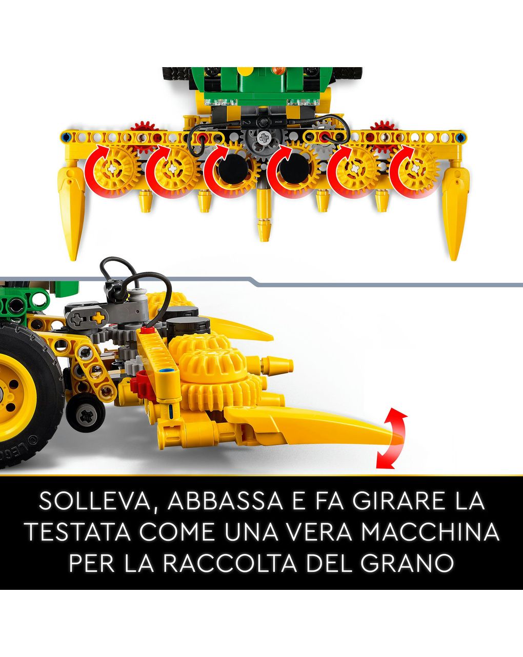 John deere 9700 forage harvester - 42168 - lego technic