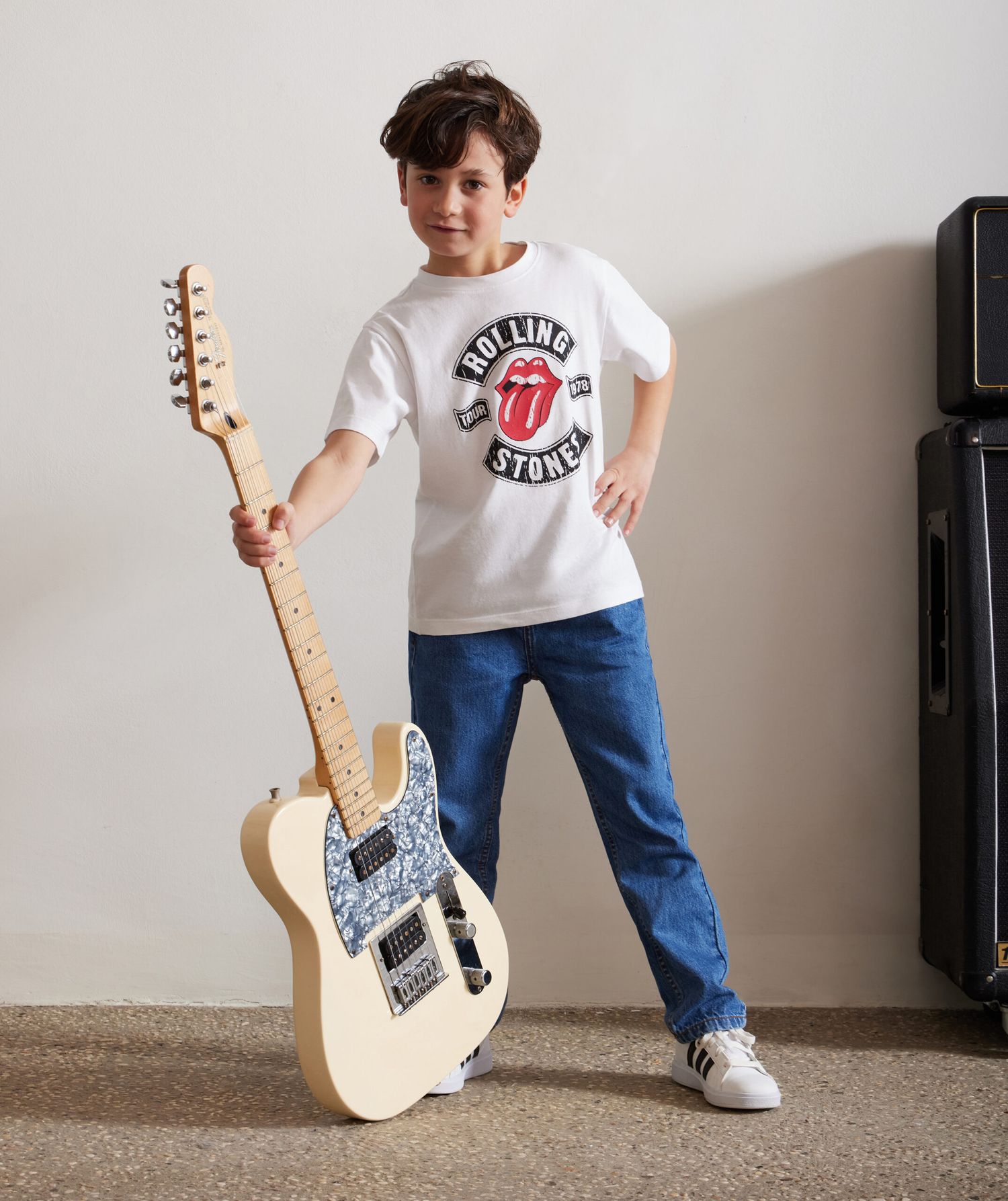 T-shirt bambino "rolling stones"