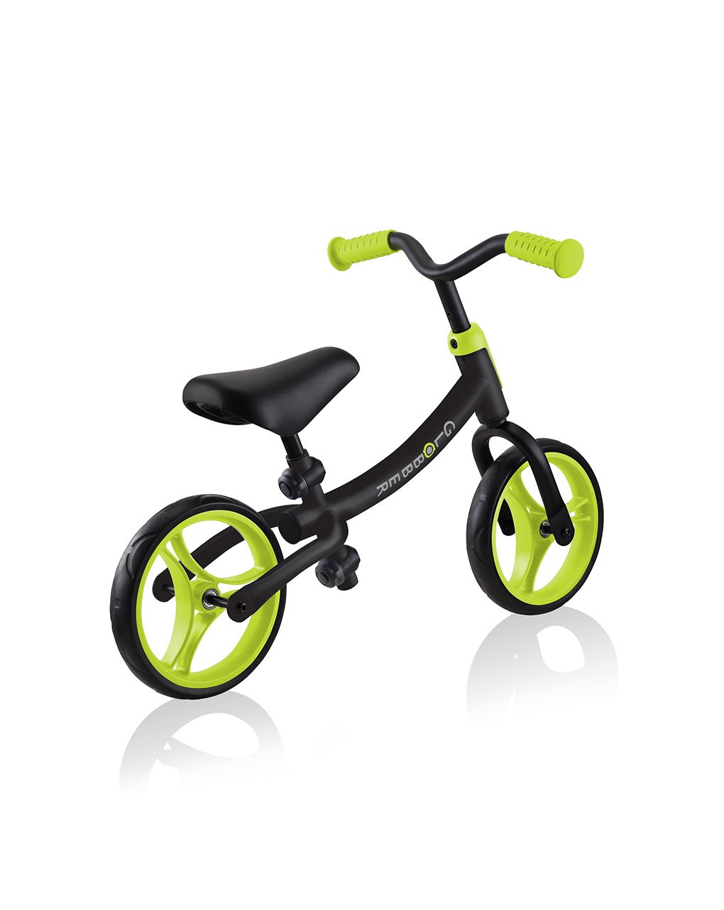 Go bike - nero e verde lime- globber