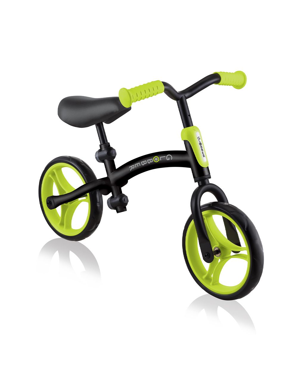 Go bike - nero e verde lime- globber
