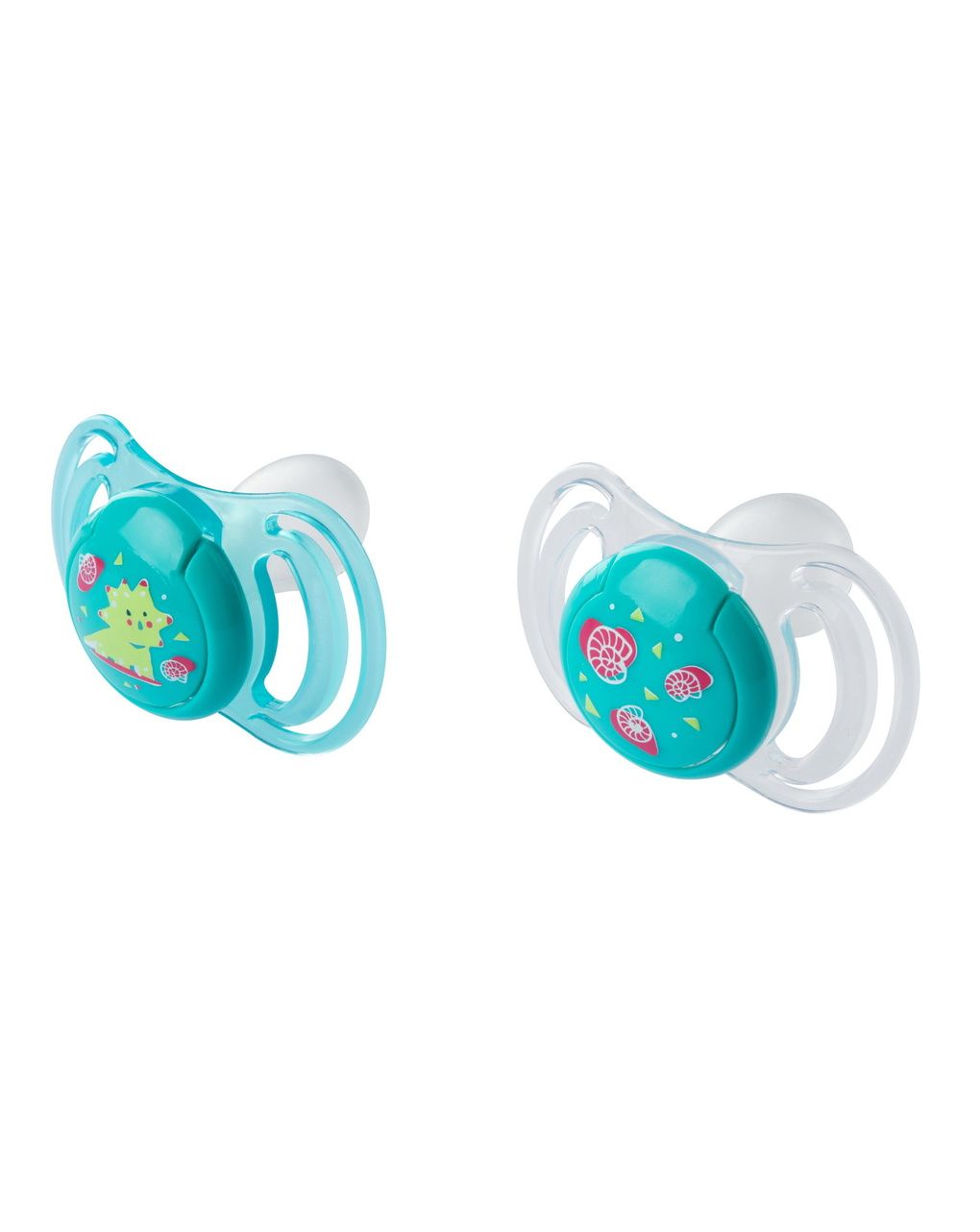 Succhietto anatomico silicone maxi 12m+ verde 2 pezzi - neobaby