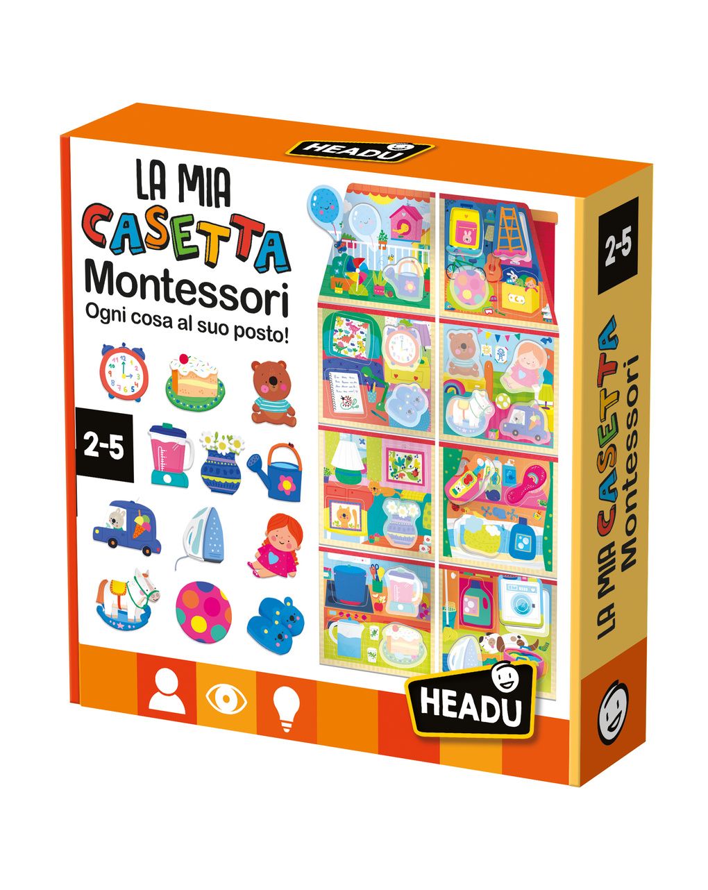 La mia casetta montessori. ogni cosa al suo posto! 2/5 anni - headu