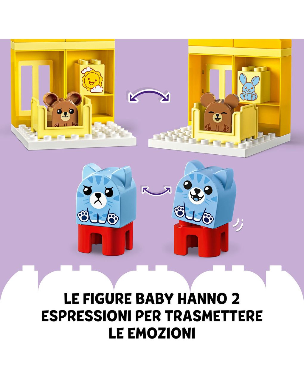Attività quotidiane: mangiare e andare a letto - 10414 - lego duplo