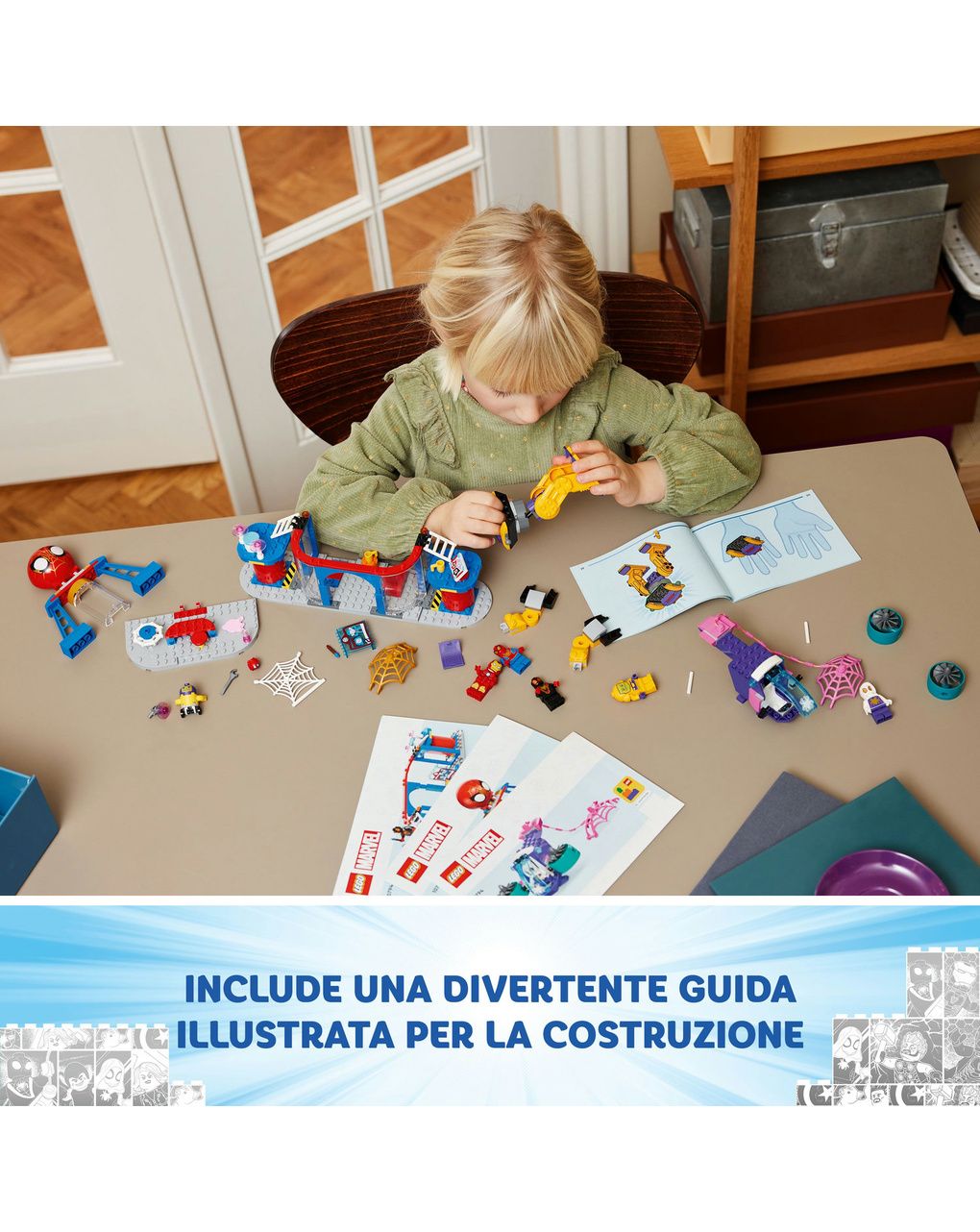 Lego spidey e i suoi fantastici amici quartier generale di team spidey - 10794 - lego