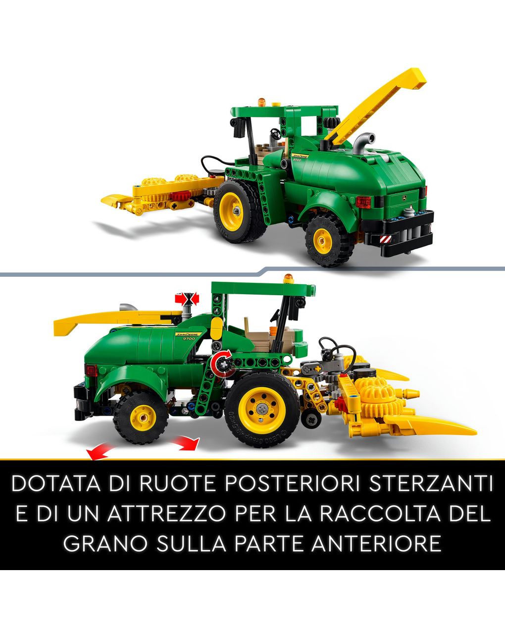 John deere 9700 forage harvester - 42168 - lego technic