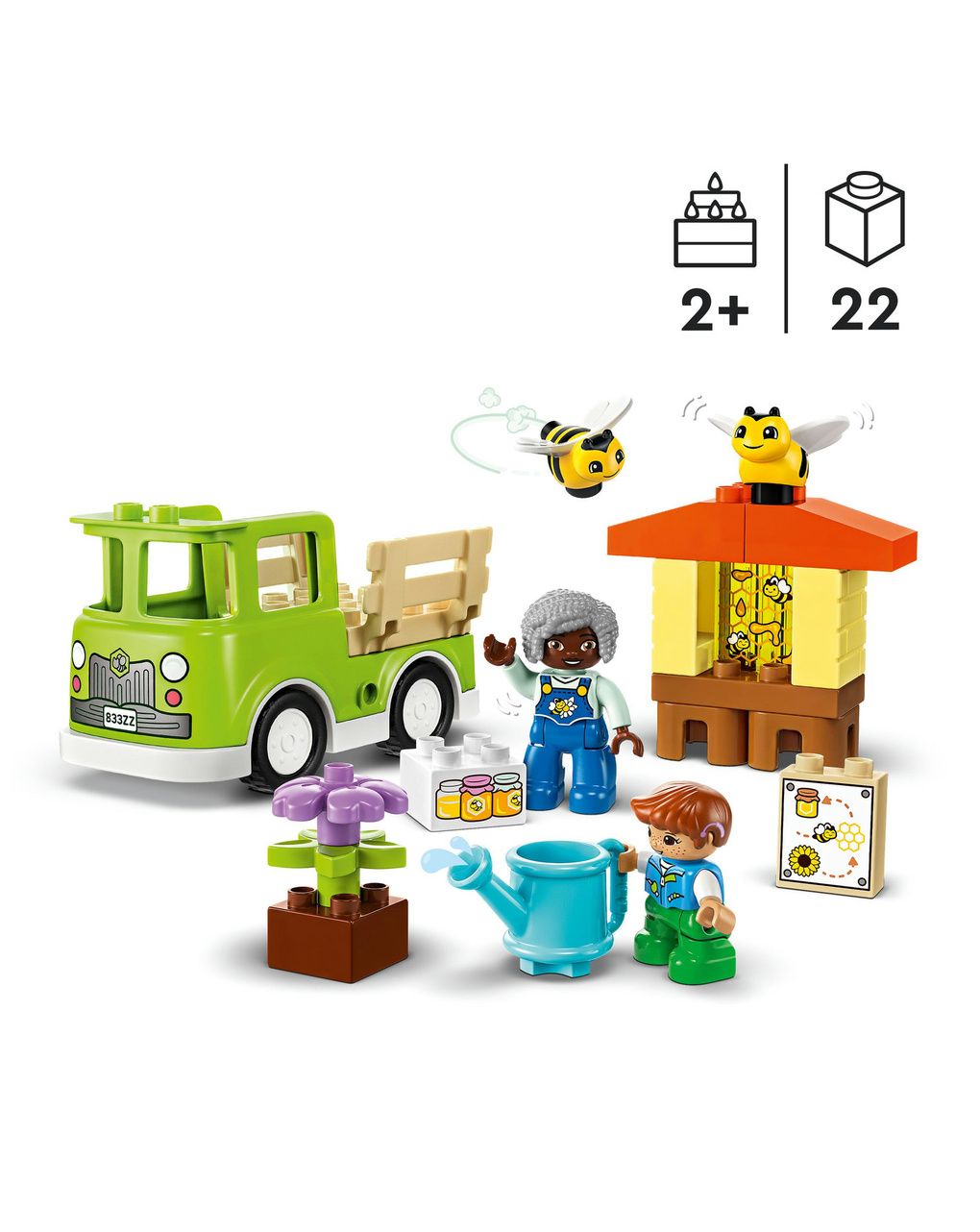 Camion giocattolo cura di api e alveari - 10419 - lego duplo