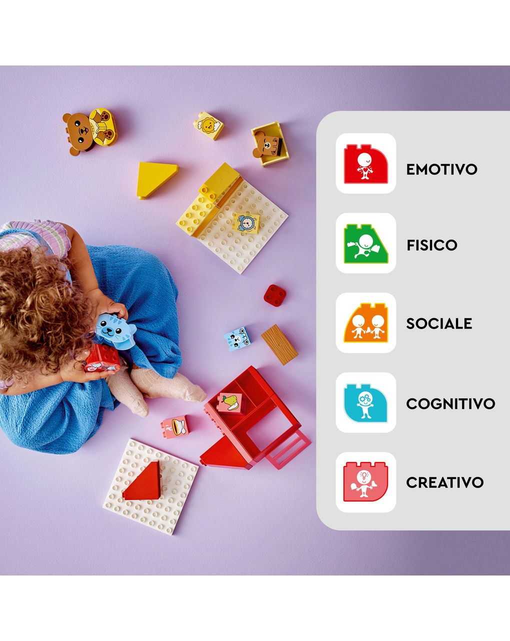 Attività quotidiane: mangiare e andare a letto - 10414 - lego duplo