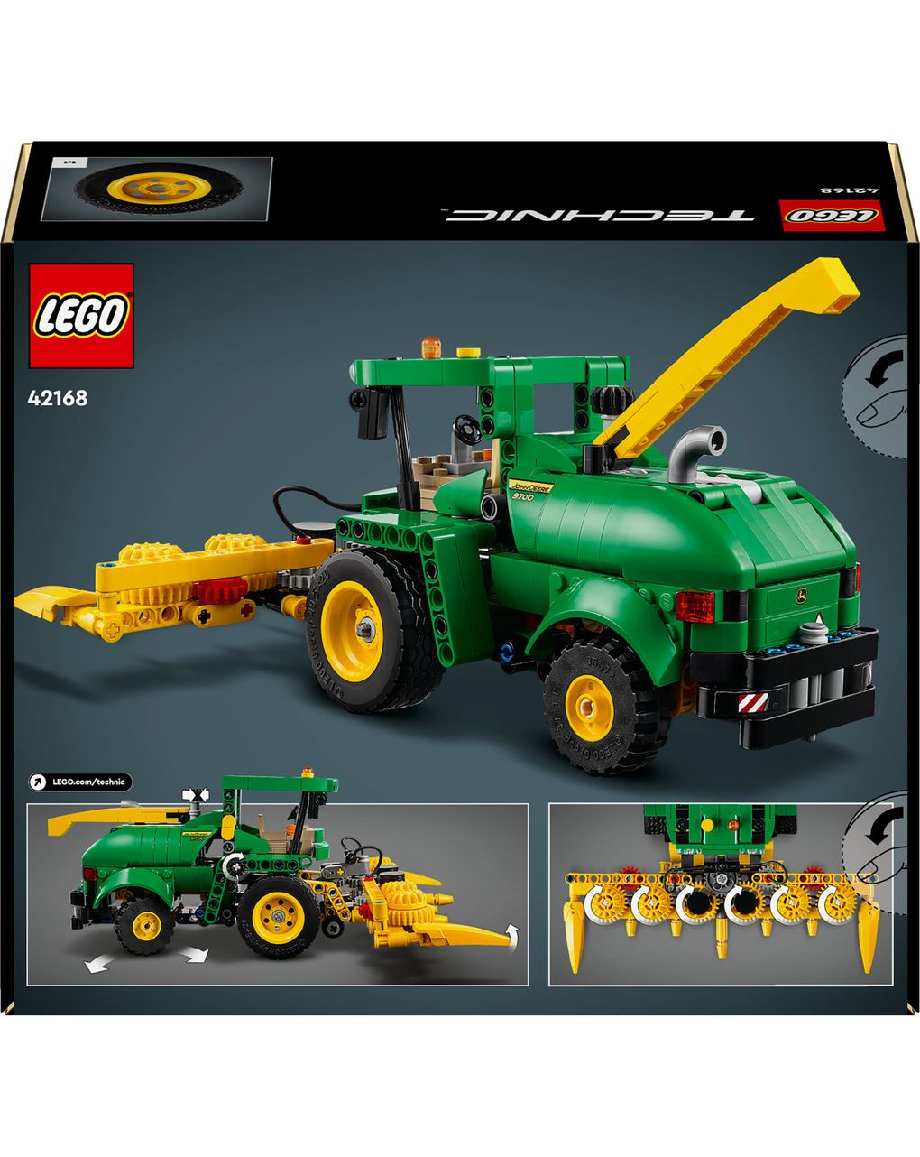 John deere 9700 forage harvester - 42168 - lego technic
