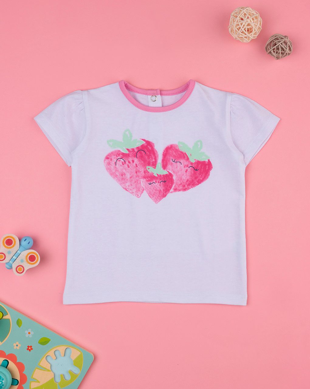 T-shirt bimba fragole