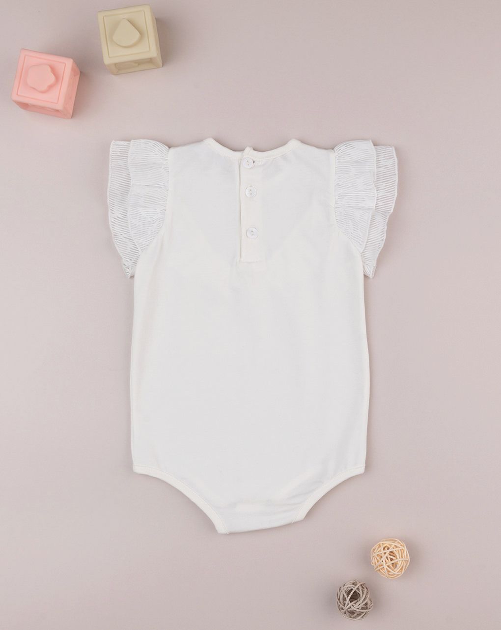 Set body/gonna bimba bianco