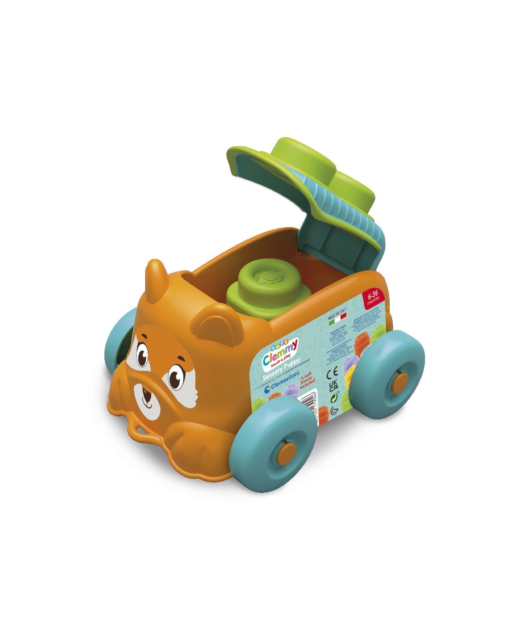 Clemmy sensory puppy dog - 6m+ - baby clementoni