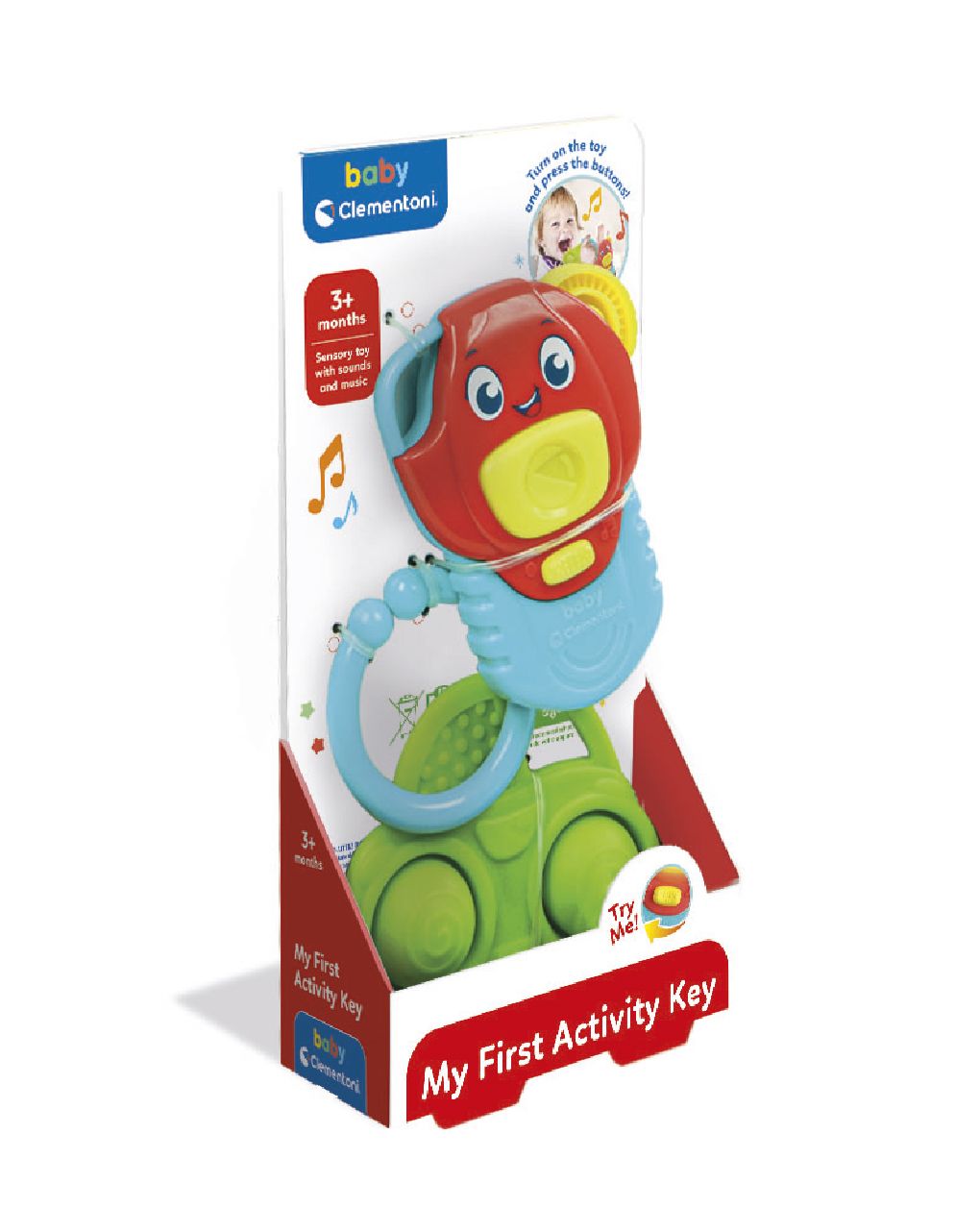 My first activity keys - 3m+ - baby clementoni