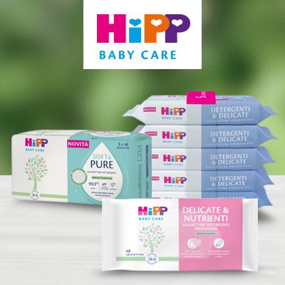 Salviettine HiPP Baby Care – tutto il nostro impegno per la pelle sensibile del tuo bambino