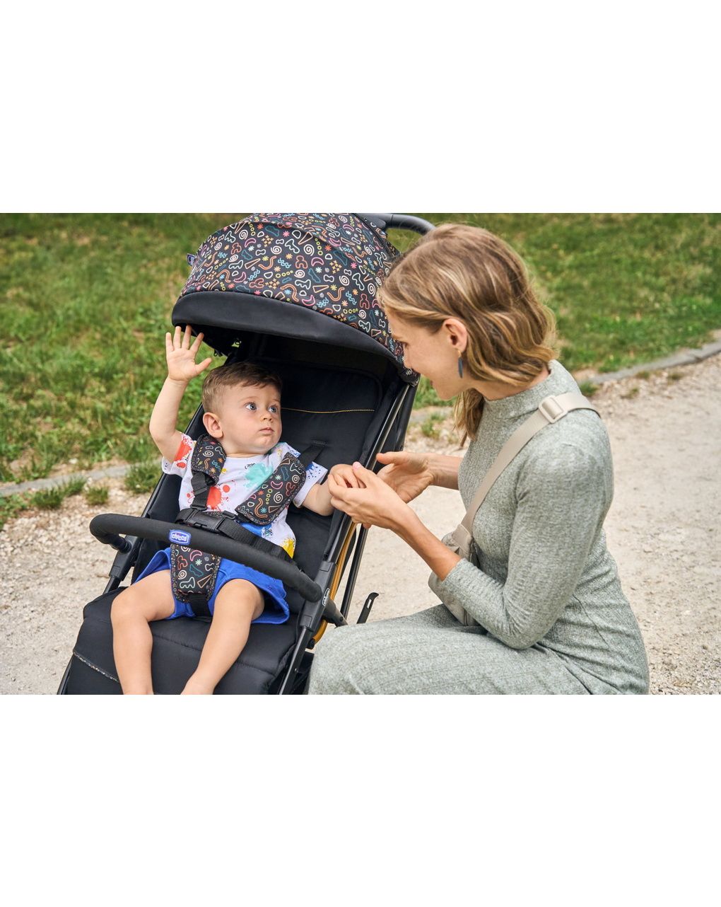 Passeggino leggero glee playful black - chicco