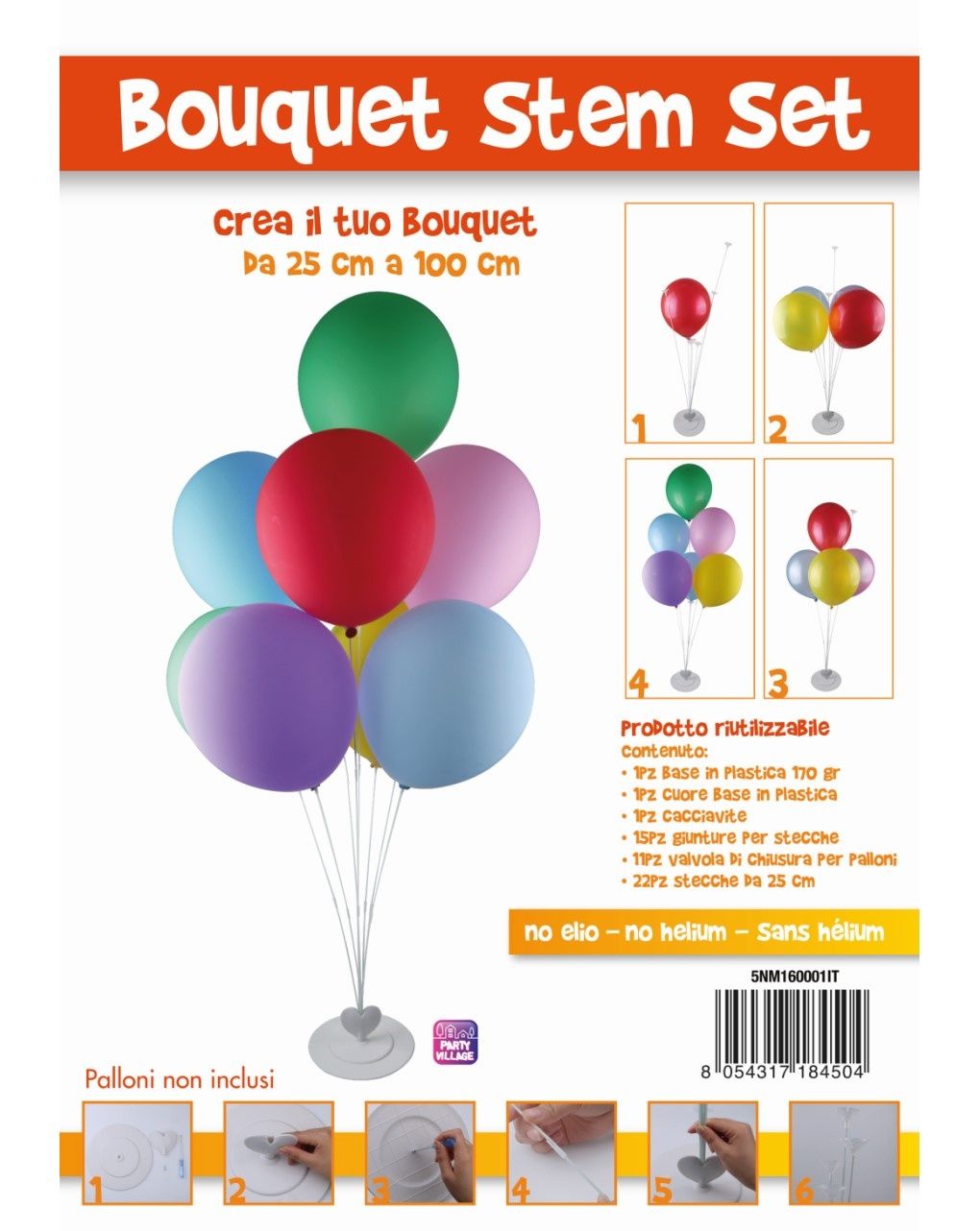 Bouquet stem set per palloncini