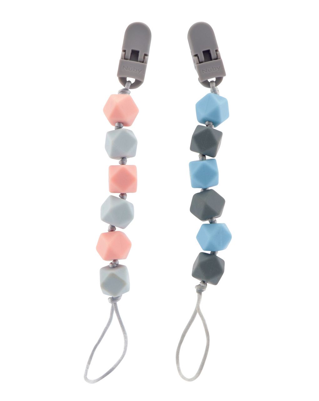 Portaciuccio in silicone 0m+ - colori assortiti - nuby