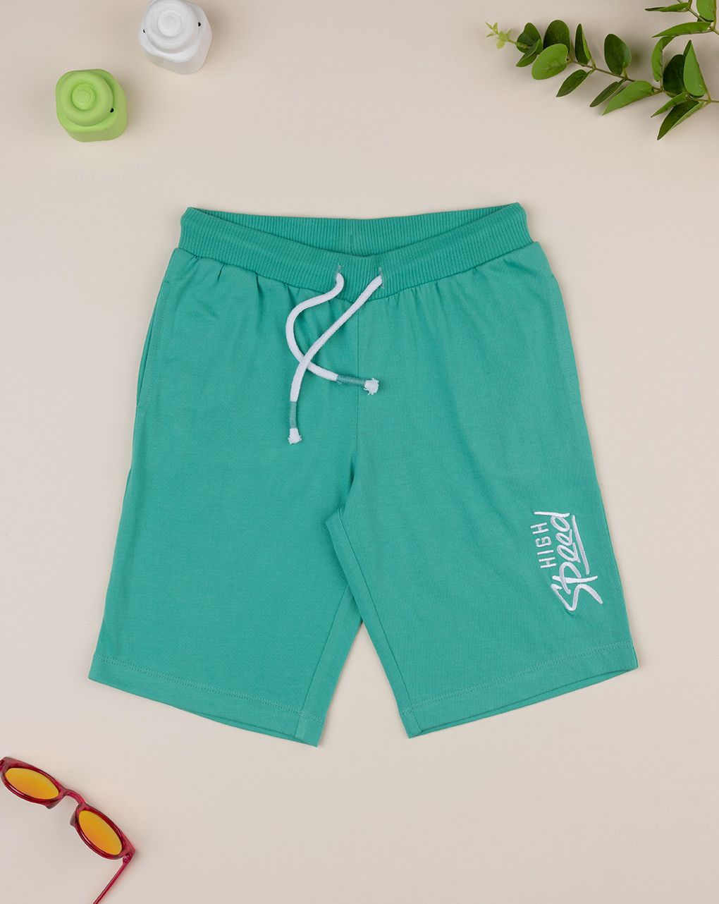 Shorts verdi bambino