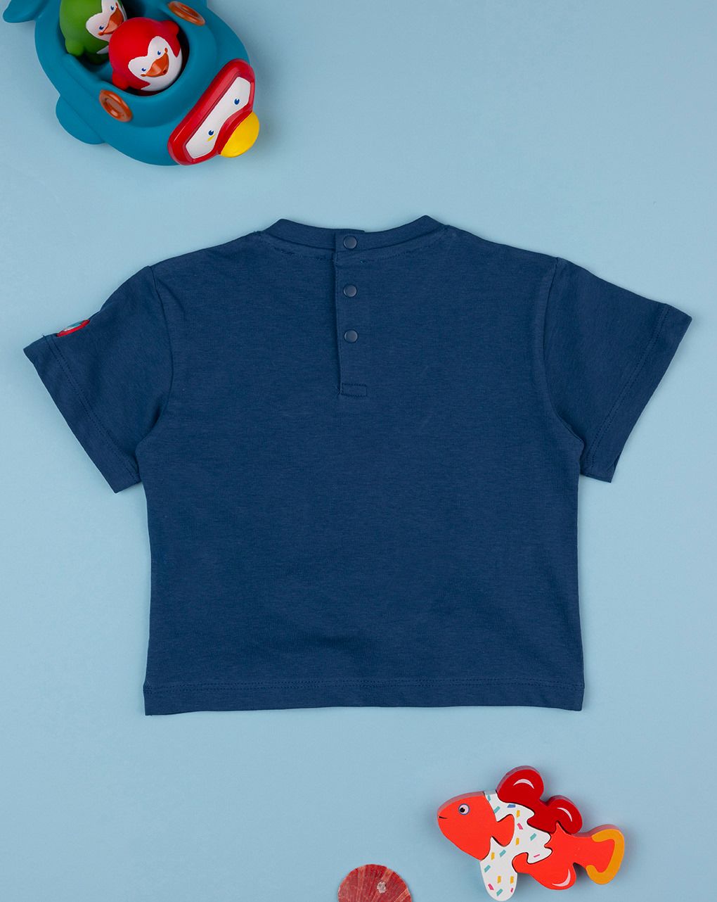 T-shirt maniche corte bimbo "shark"