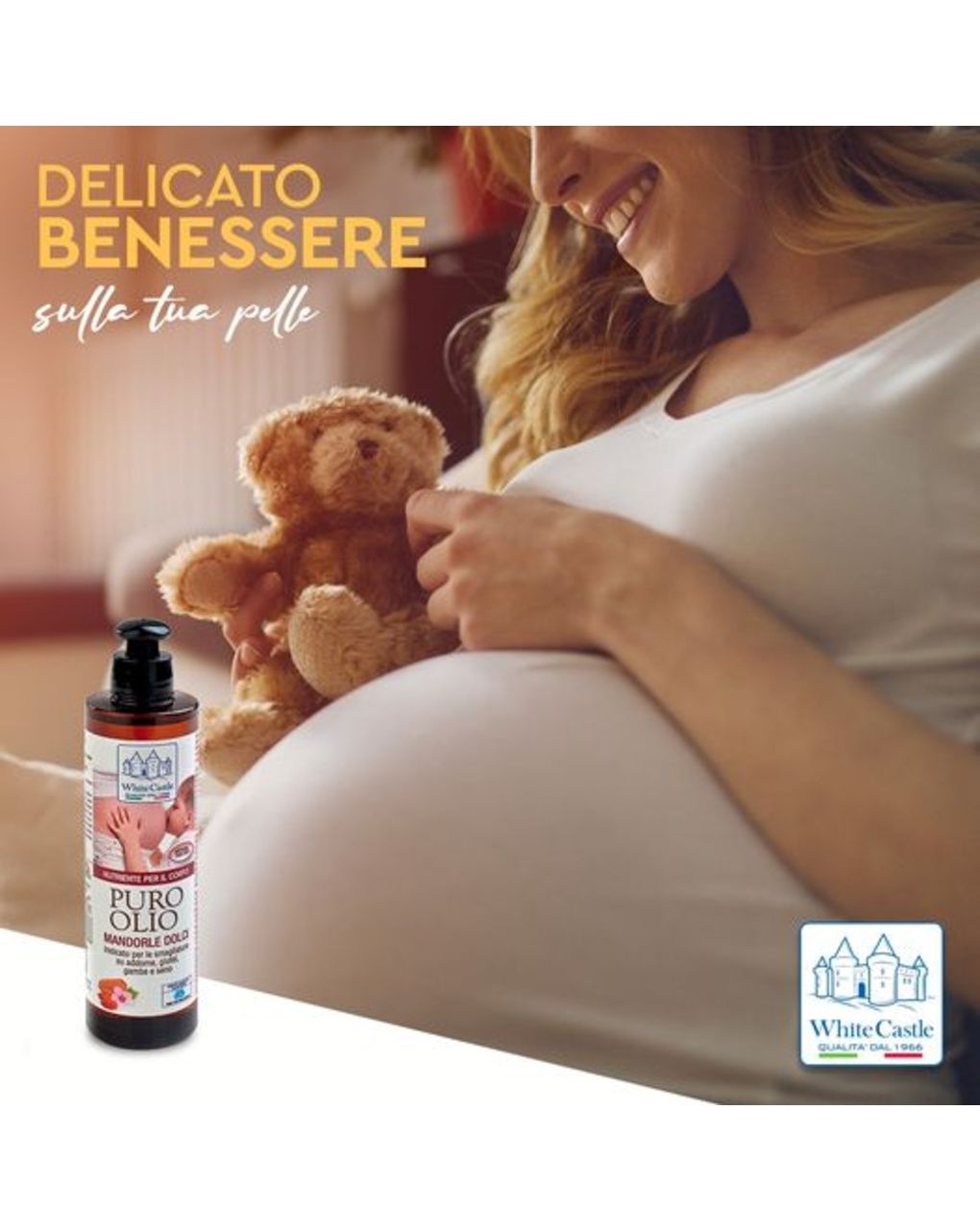 Olio di mandorle dolci puro 250 ml - white castle