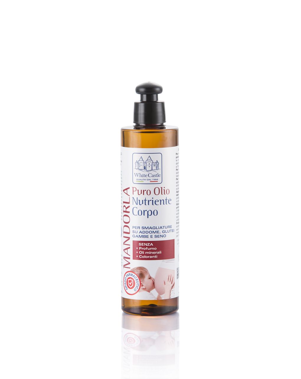 Olio di mandorle dolci puro 250 ml - white castle