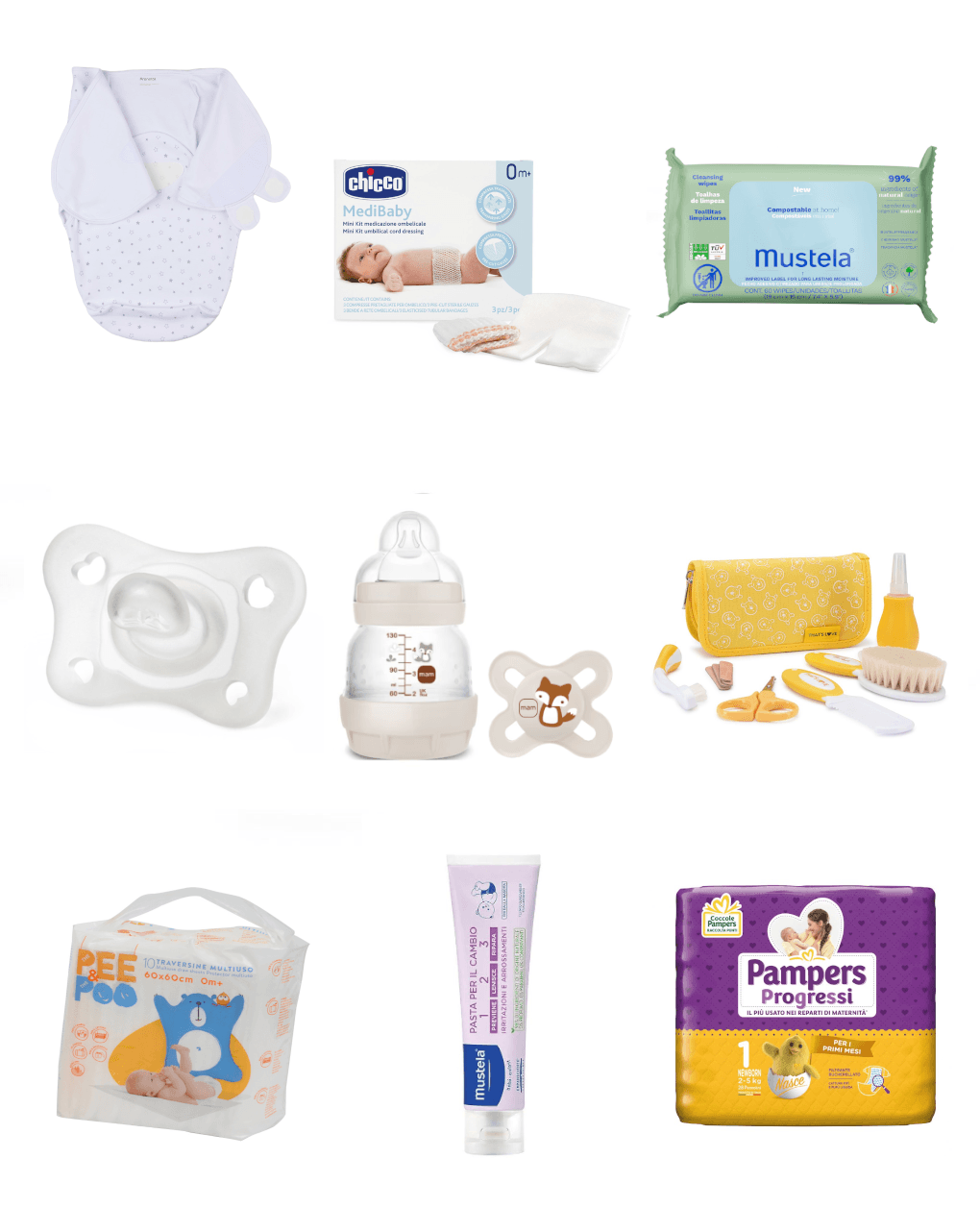 Tutti gli articoli di cui hai bisogno per i primi giorni a casa con il neonato