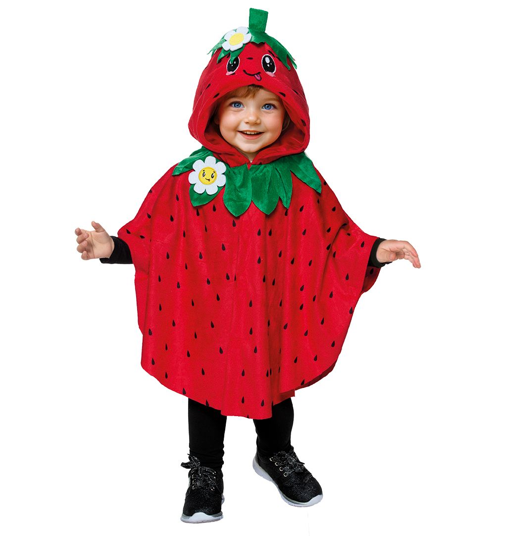 Mantellina fragoletta baby - carnaval queen