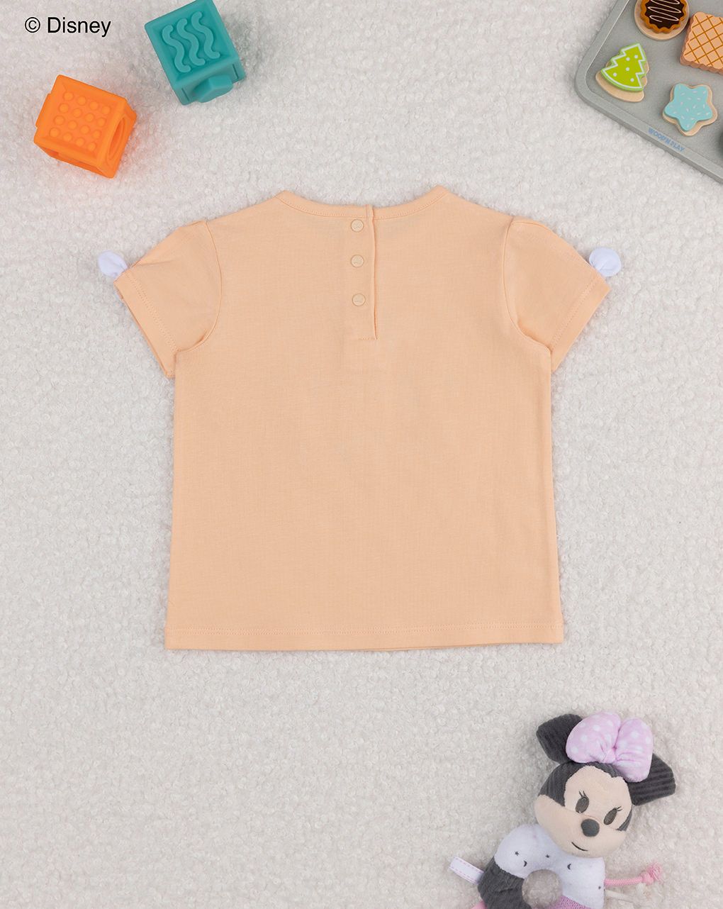 T-shirt bimba arancione minnie
