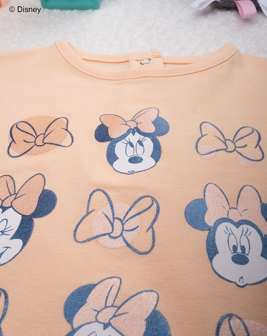 T-shirt bimba arancione minnie