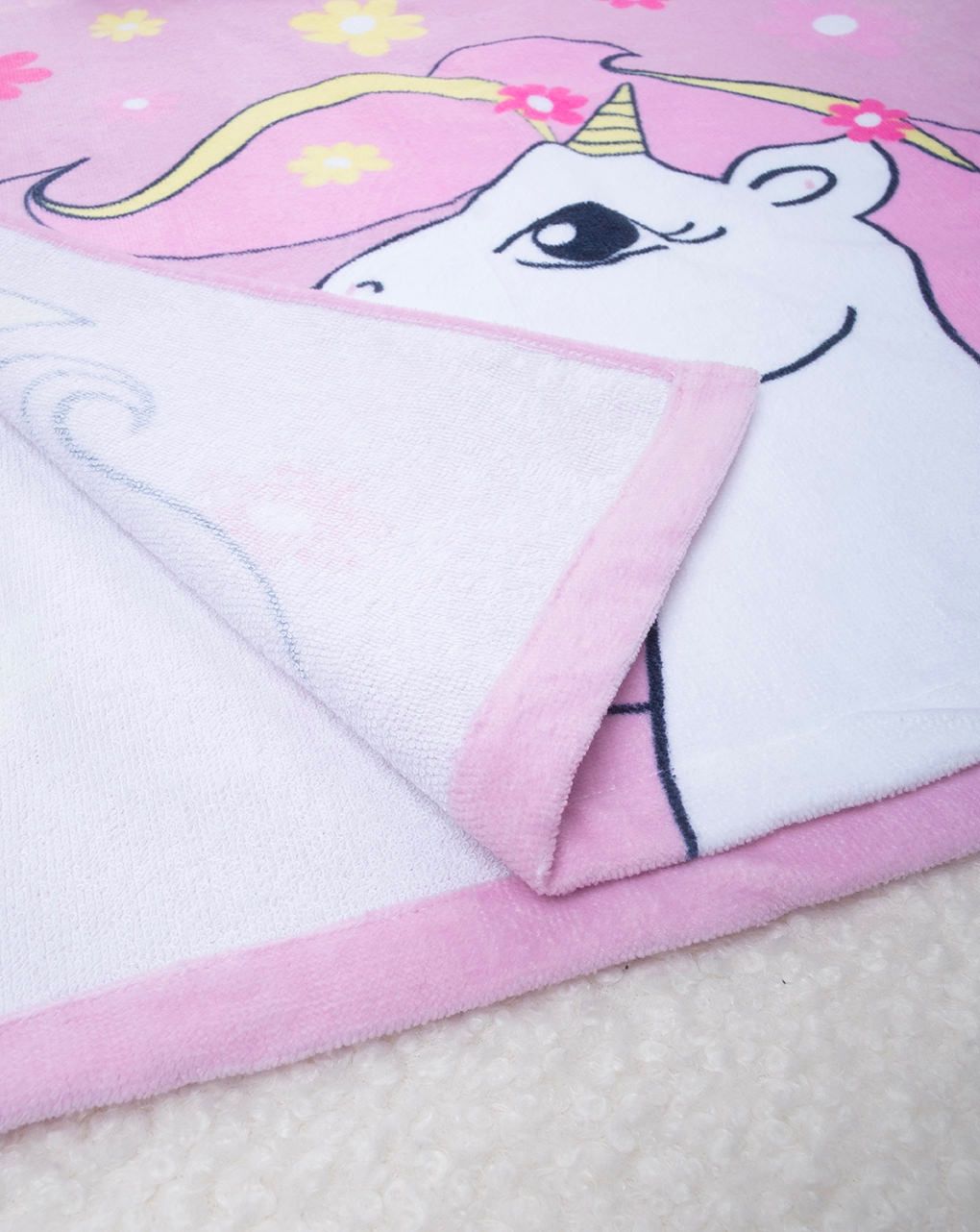 Poncho mare bimba unicorno