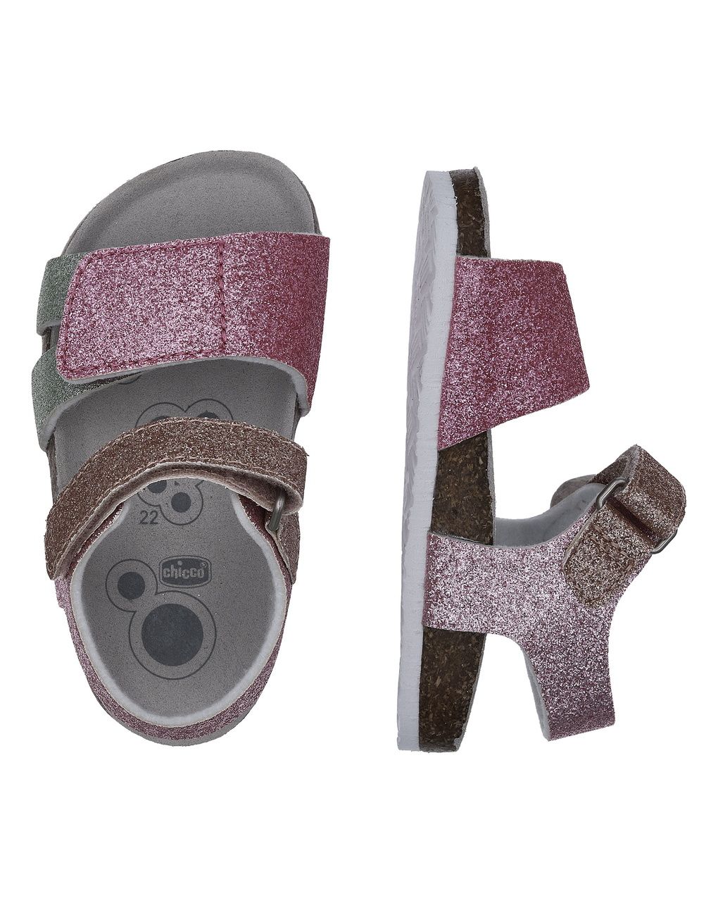 Sandalo fiore chicco bimba