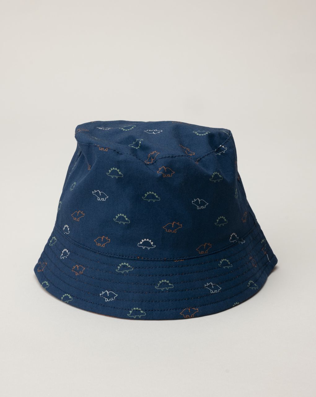 Cappello pescatore blu bambino dinosauri
